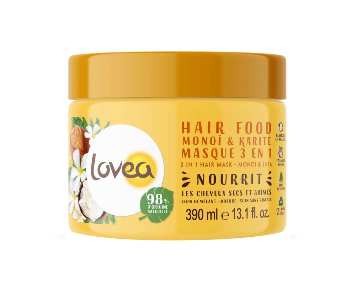 Hair Food Mascara 3 en 1 para Cabello Seco y Dañado 390 mL1