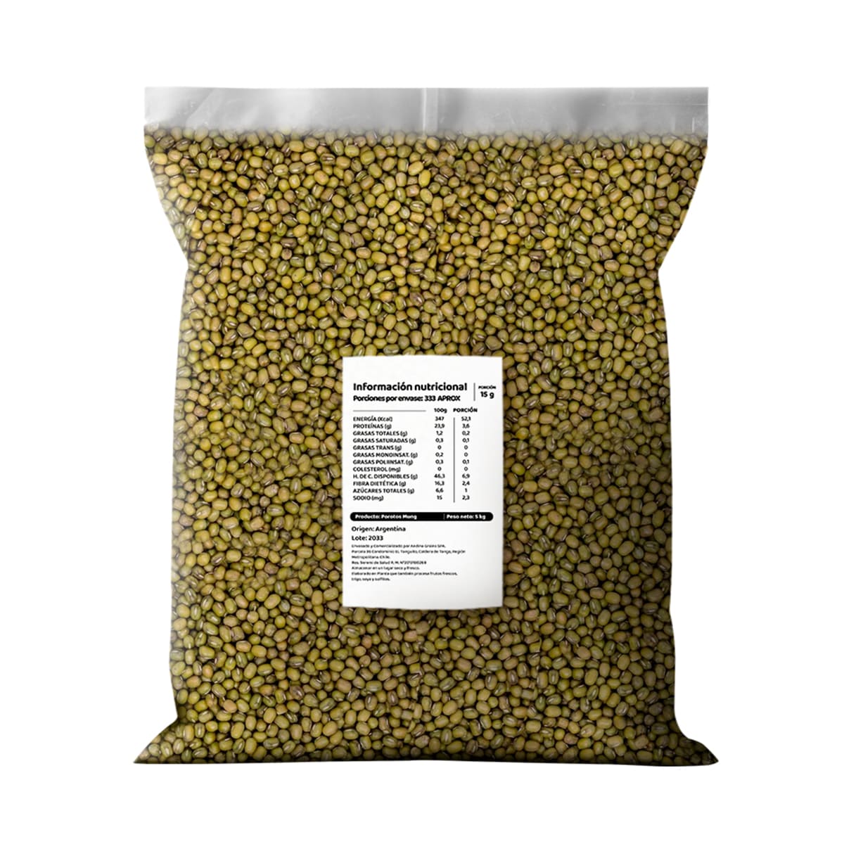 Porotos Mung 10 Kg Andina Grains1