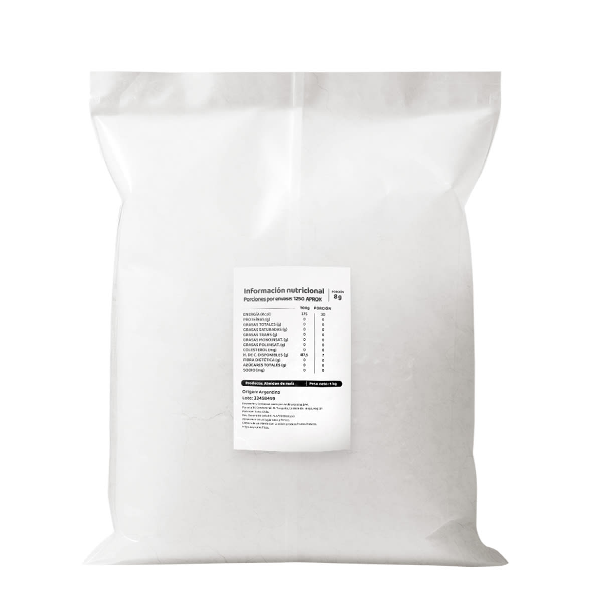 Almidon De Maiz (maicena) Caja De 10 Kg Por Mayor3