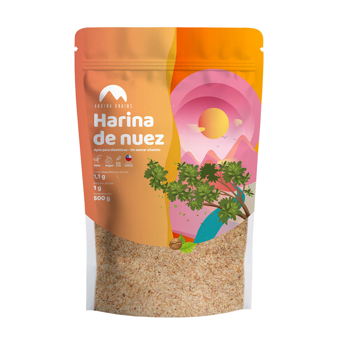 Harina De Nuez 1 Kg Andina Grains4