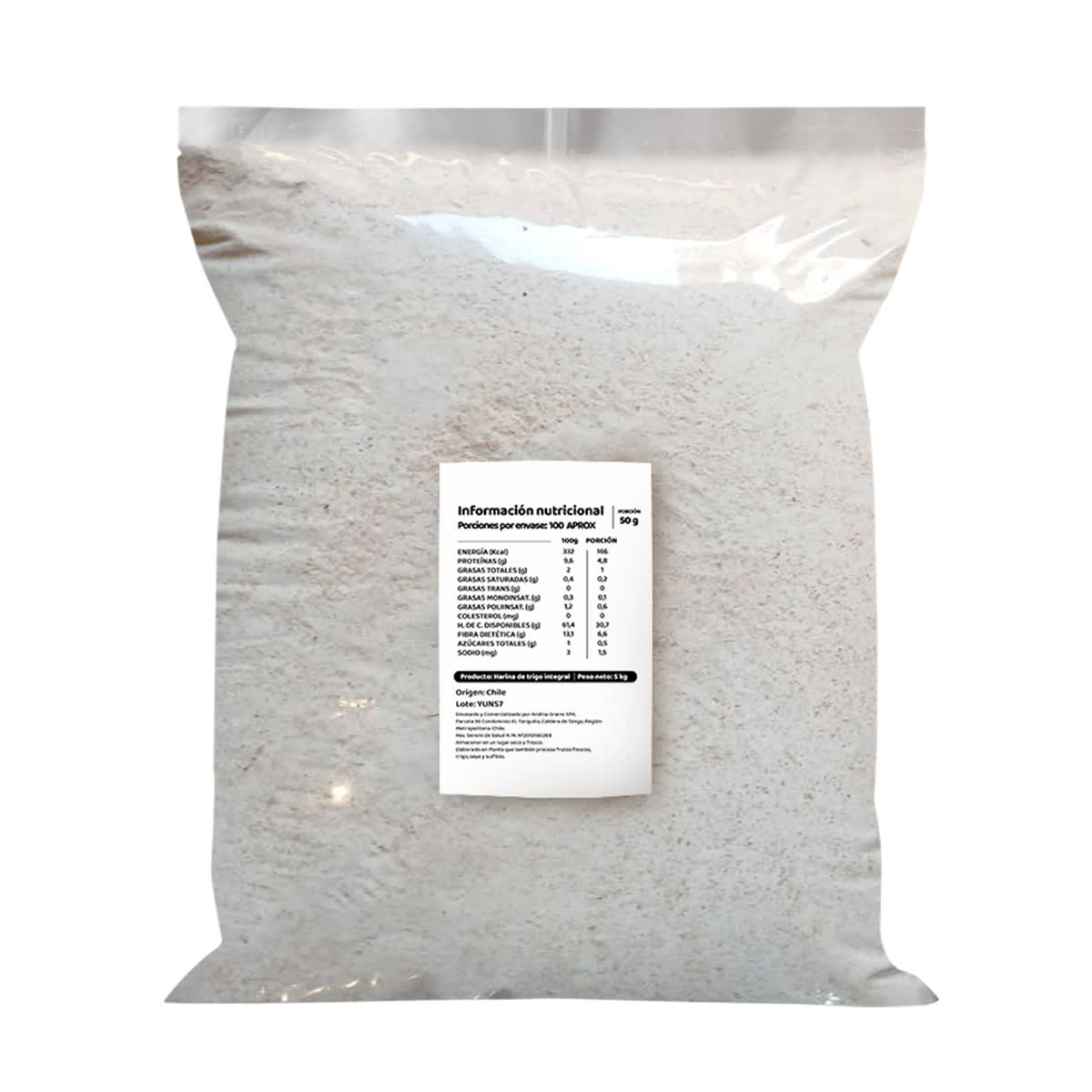 Harina De Trigo Integral Bolsa 5 Kg1