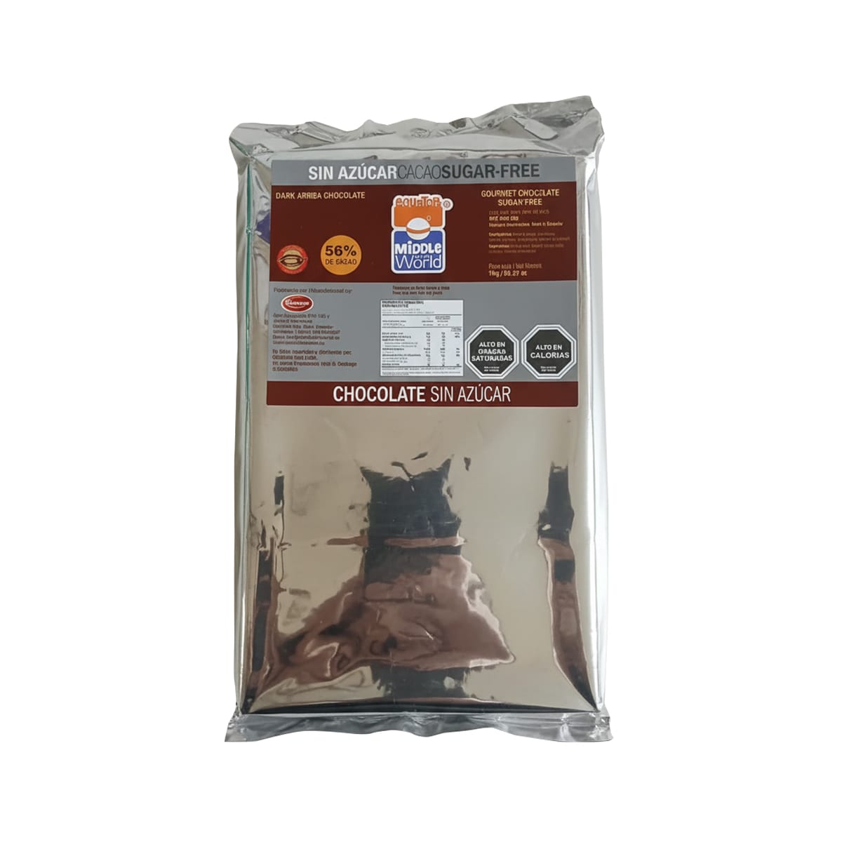 Cobertura de Chocolate Sin Azucar 56% Cacao3