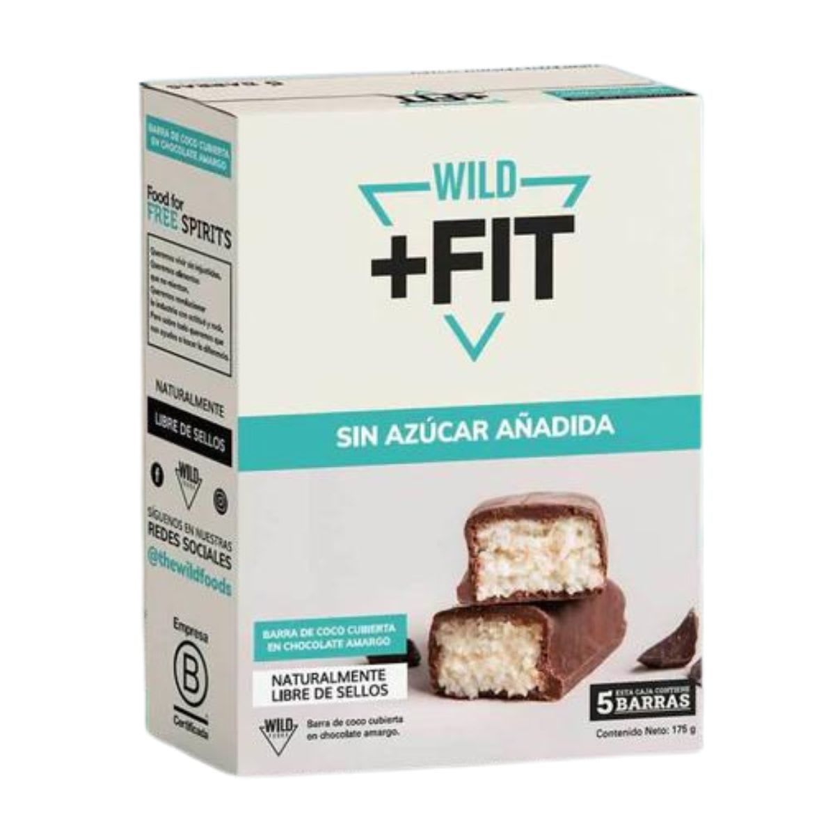Caja Wild Fit Barras Coco 35 g X 5 UN1