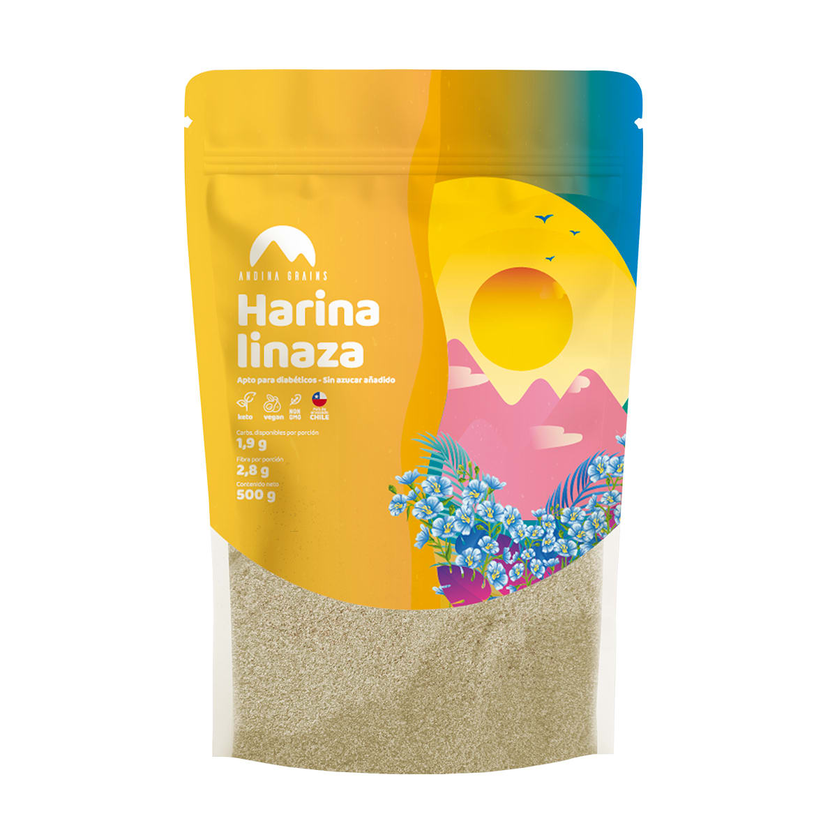 Harina De Linaza 1 Kg Andina Grains4