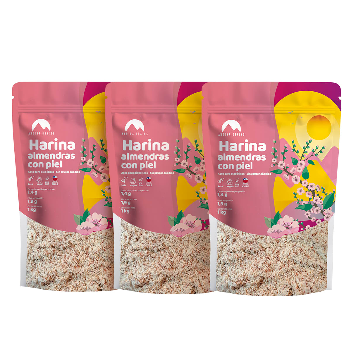 3-Pack Harina de Almendras con Piel 3 x 1 Kg7