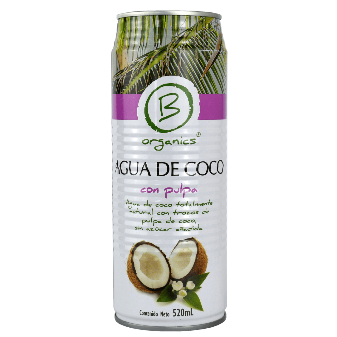 6-Pack Agua de Coco Con Pulpa 6 x 520 mL1