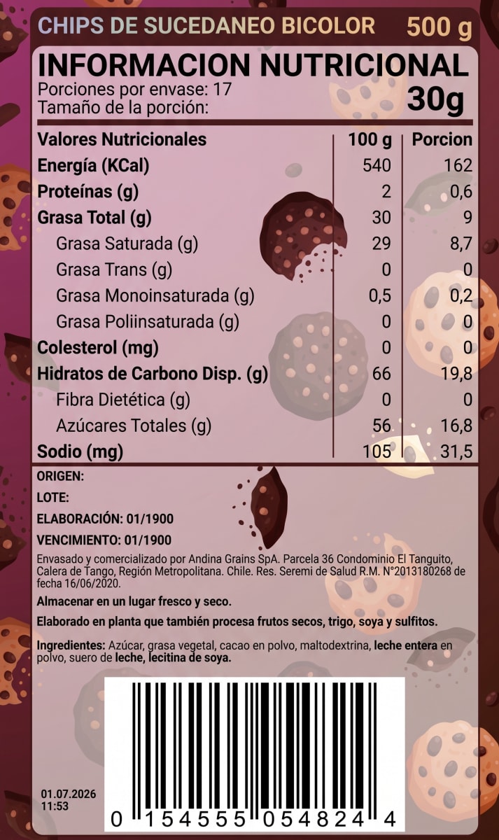 Chips de Sucedaneo Bicolor3