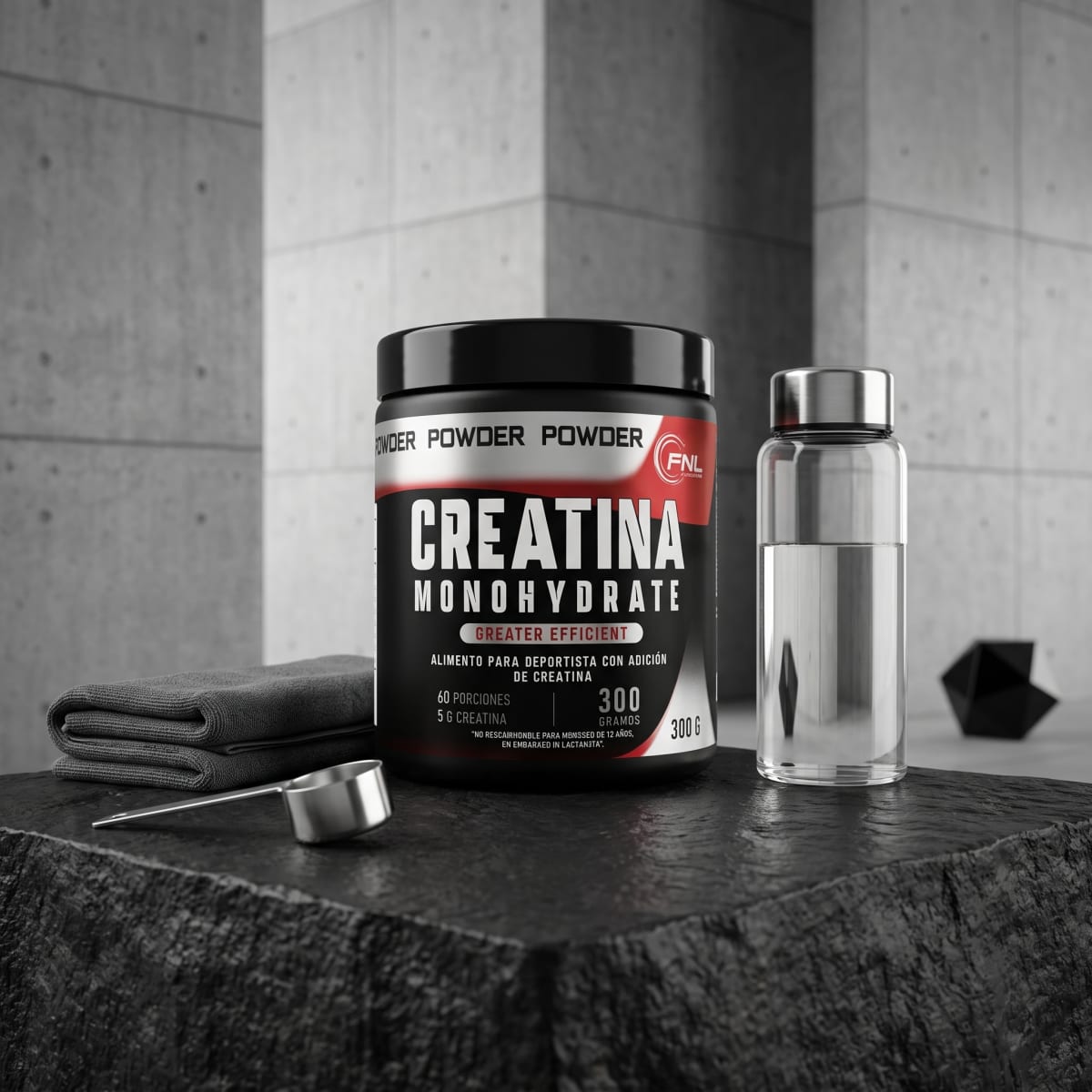 FNL Creatina Monohidratada en Polvo 300 g3
