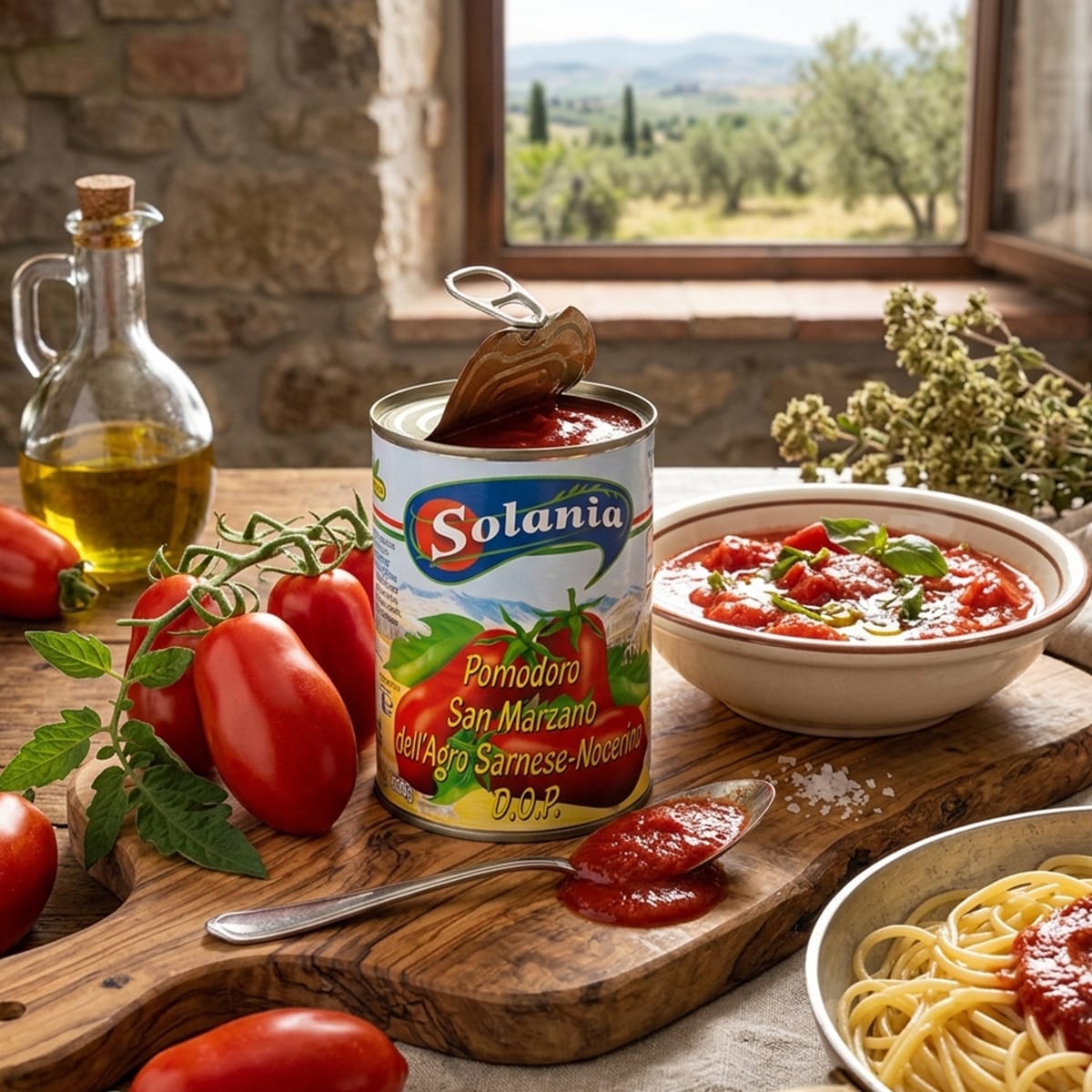Solania Tomates Enteros Pelados San Marzano DOP3
