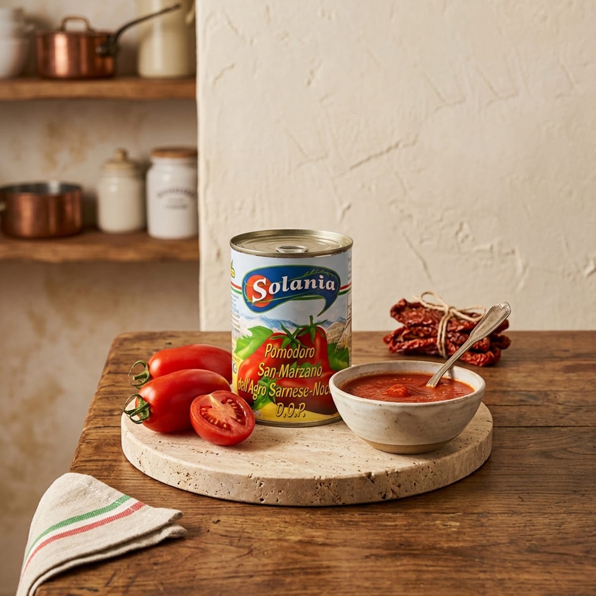 Solania Tomates Enteros Pelados San Marzano DOP2