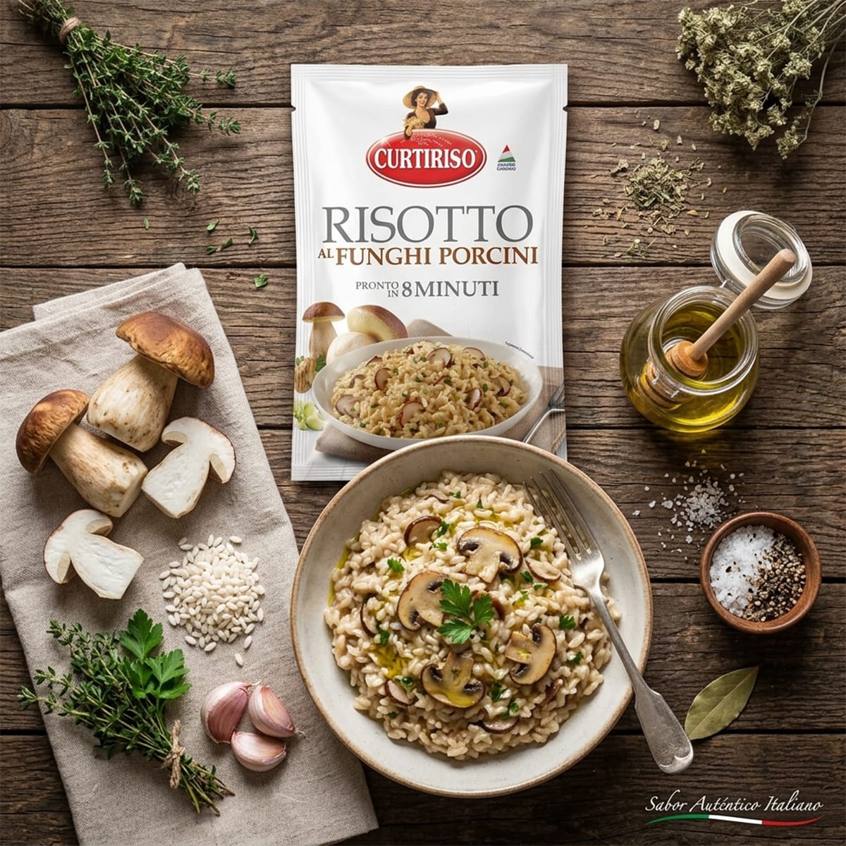 Curtiriso Risotto Pronto Al Funghi Porcini2