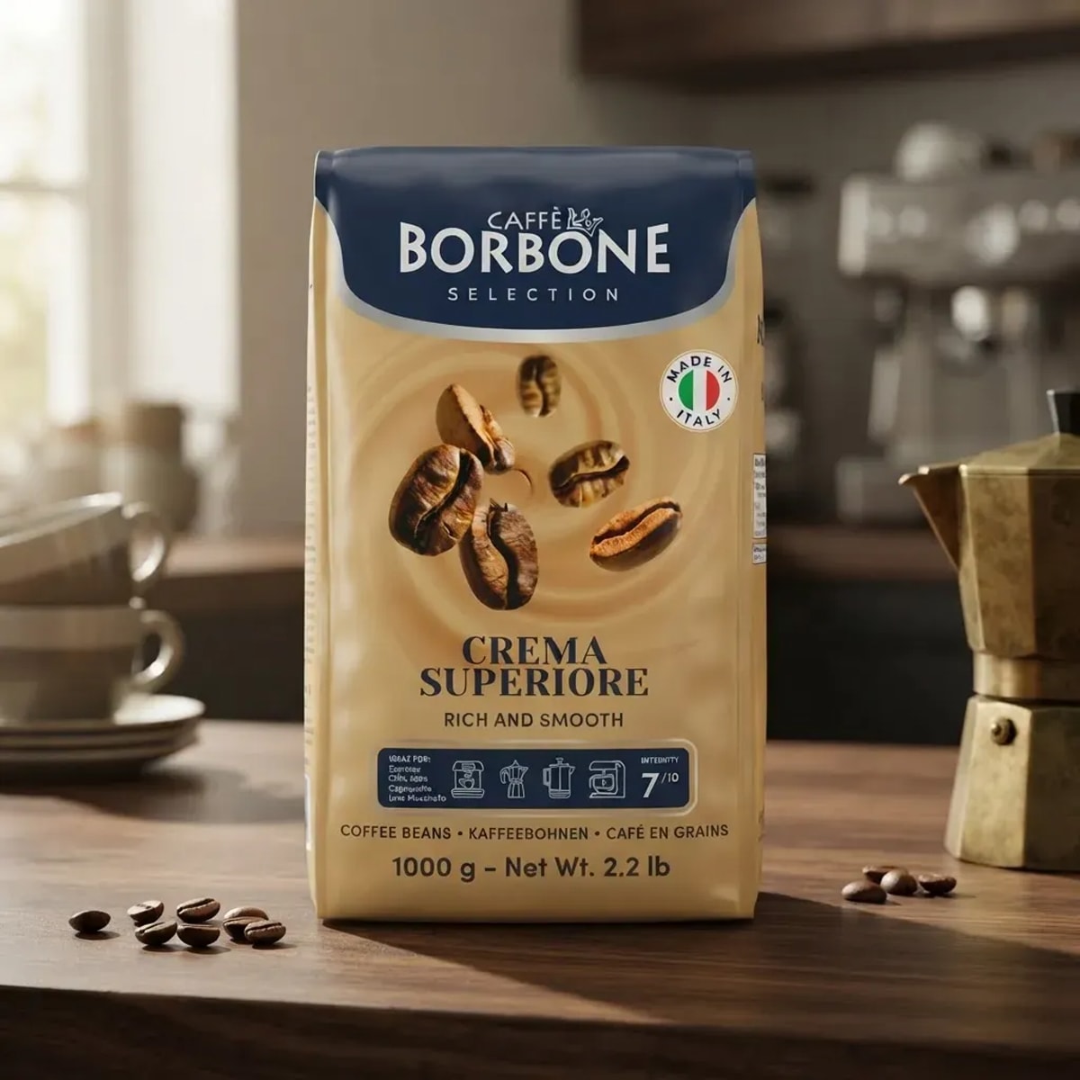 Borbone Cafe en Grano Crema Superior2