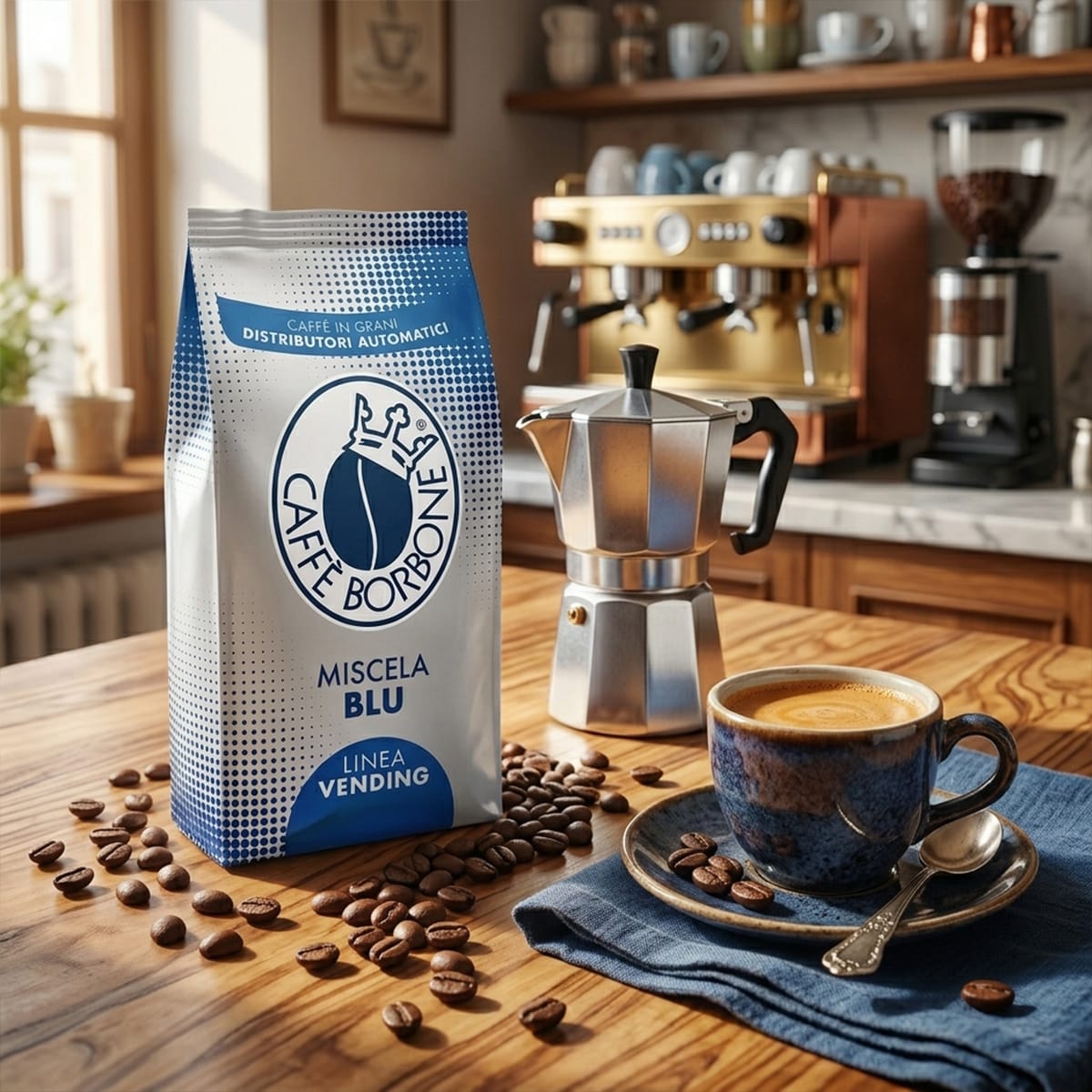 Borbone Cafe en Grano Miscela Blu3