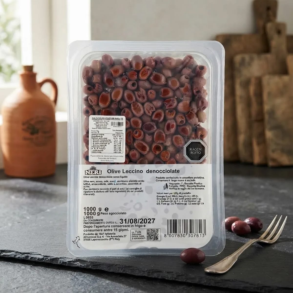 Neri Sottoli Aceitunas Negras Italianas Sin Carozo3
