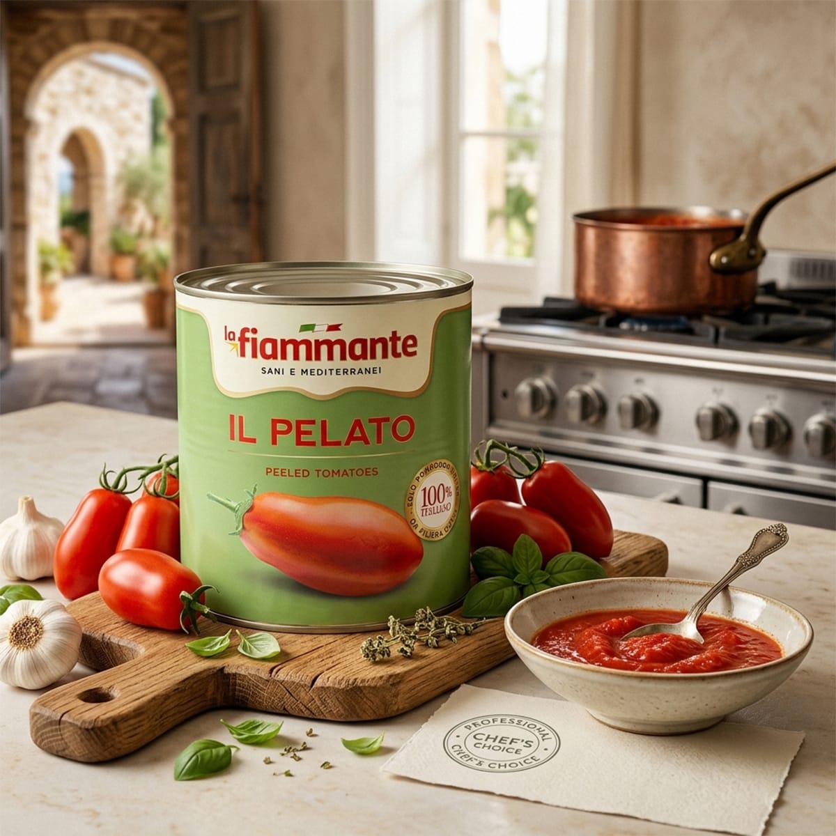 La Fiammante Tomates Enteros Pelados3
