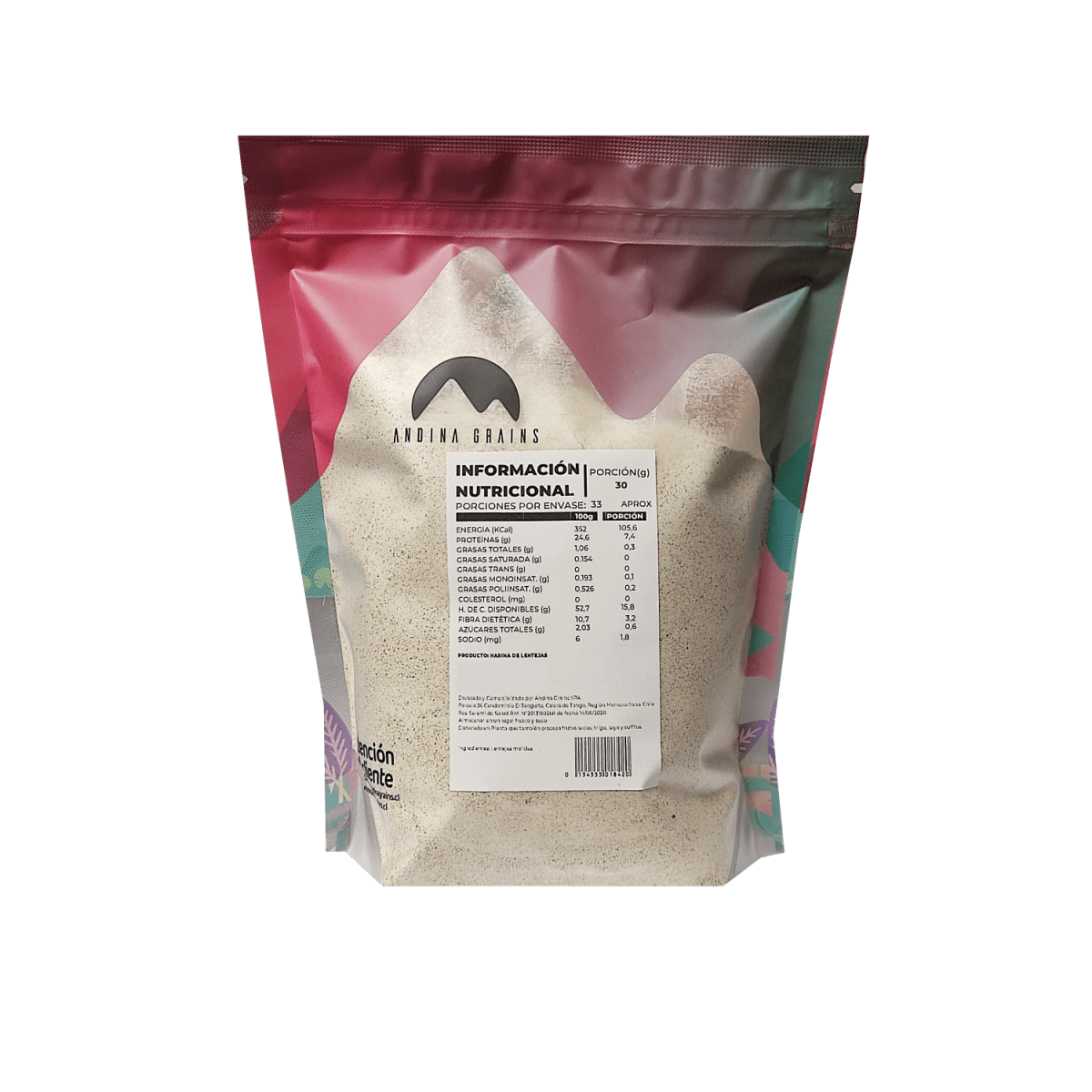 3-Pack Harina de Lentejas 3 x 1 Kg1