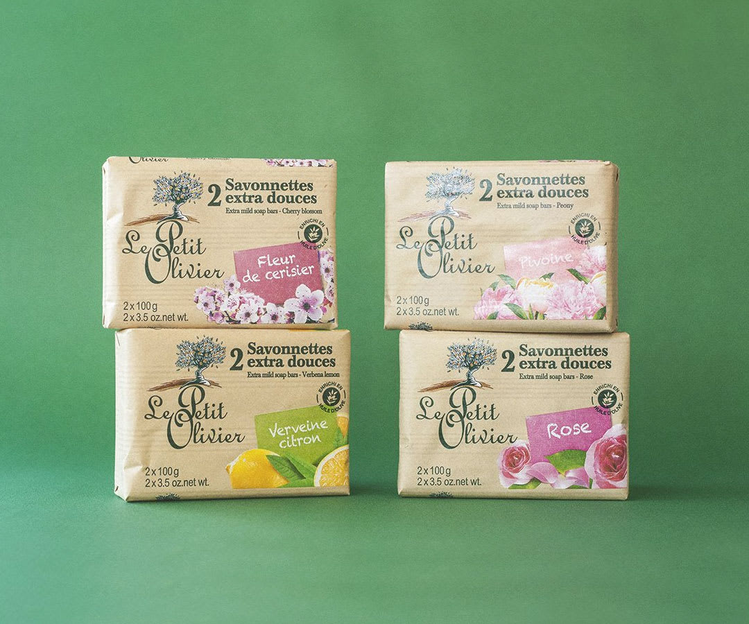 Le Petit Olivier Jabon Extra Suave Rosa 2x100g2