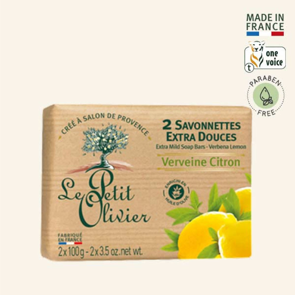 Le Petit Olivier Jabon Extra Suave Verbena Limon 2 x 100g3