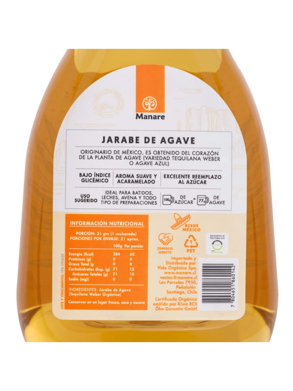 Jarabe de Agave Organico2