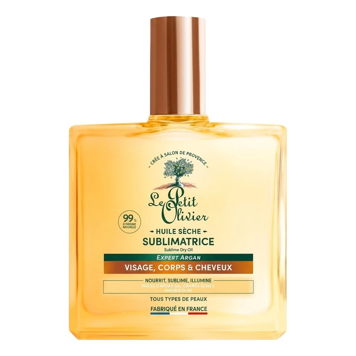 Le Petit Olivier Elixir Aceite Seco de Argan Rostro Cuerpo y Cabello1