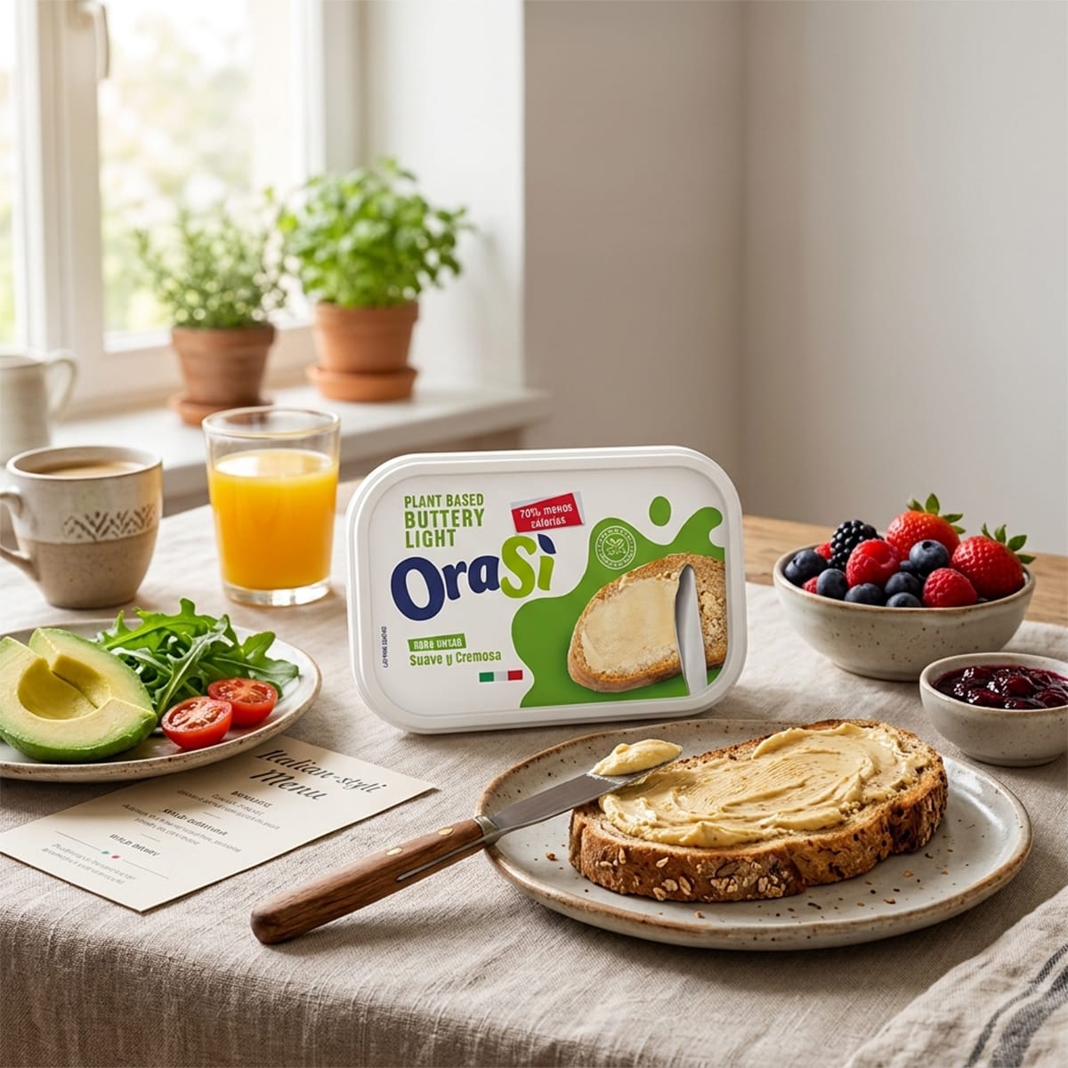 Orasí Plant Margarina Vegetal Based Buttery Light2