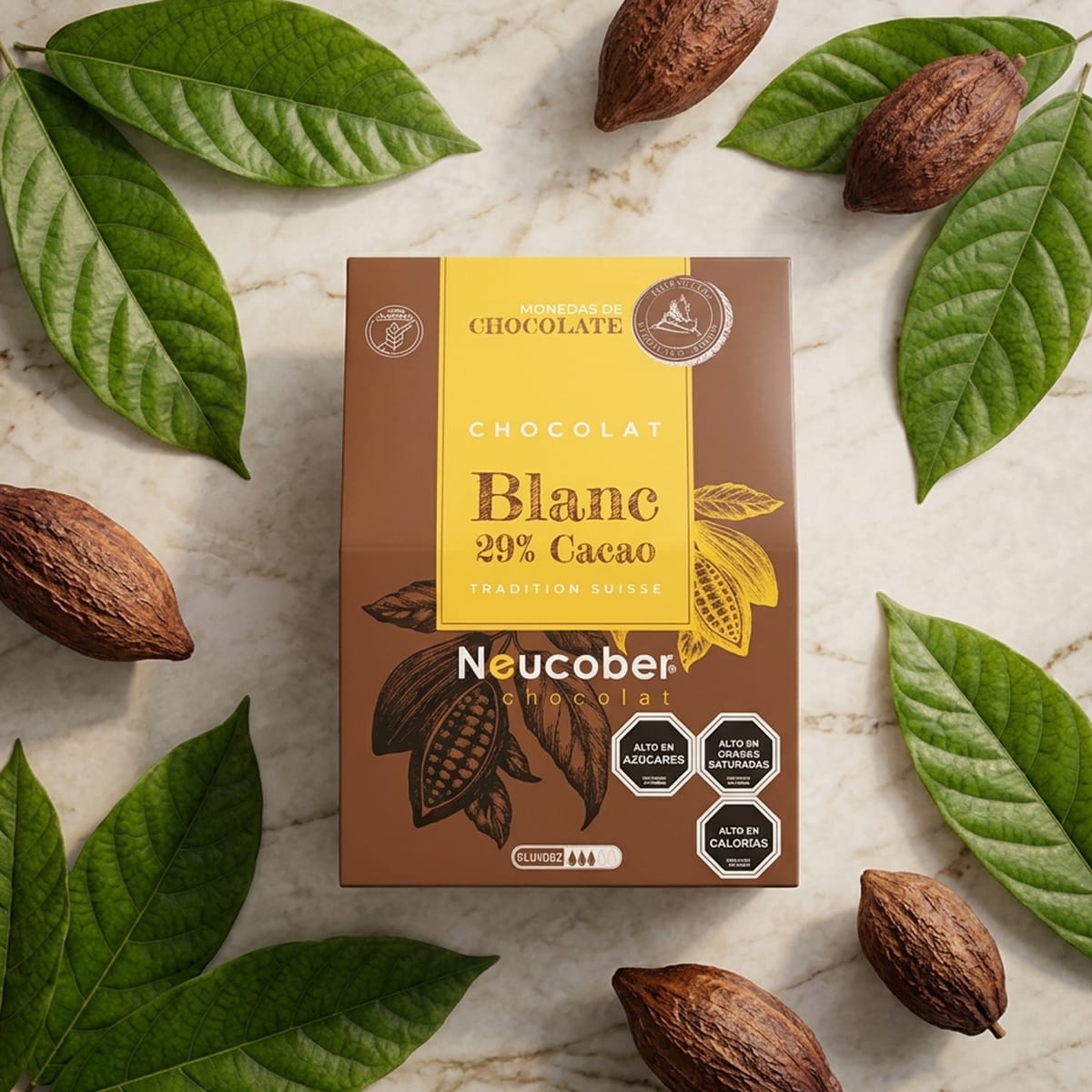 Neucober Monedas Chocolate Blanco 29% Cacao 8162