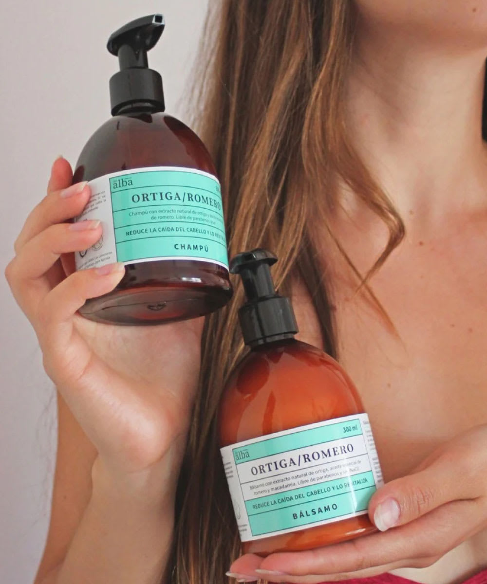 Pack Fortalecedor Champu + Balsamo Ortiga Romero2