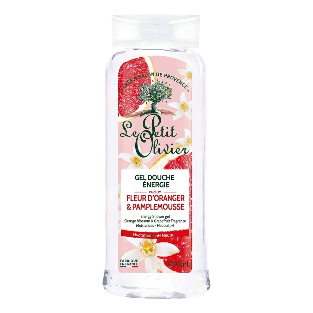 Le Petit Olivier Gel de Ducha Energia Flor de Azahar & Pomelo1