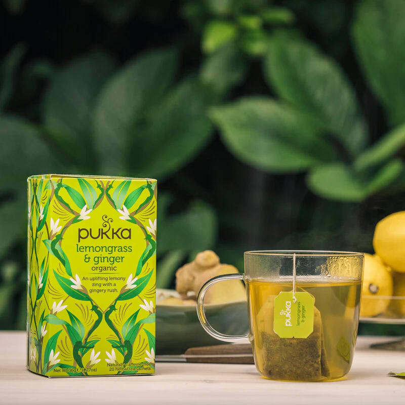Pukka Lemongrass & Ginger 20 Bolsitas X 4 UN2