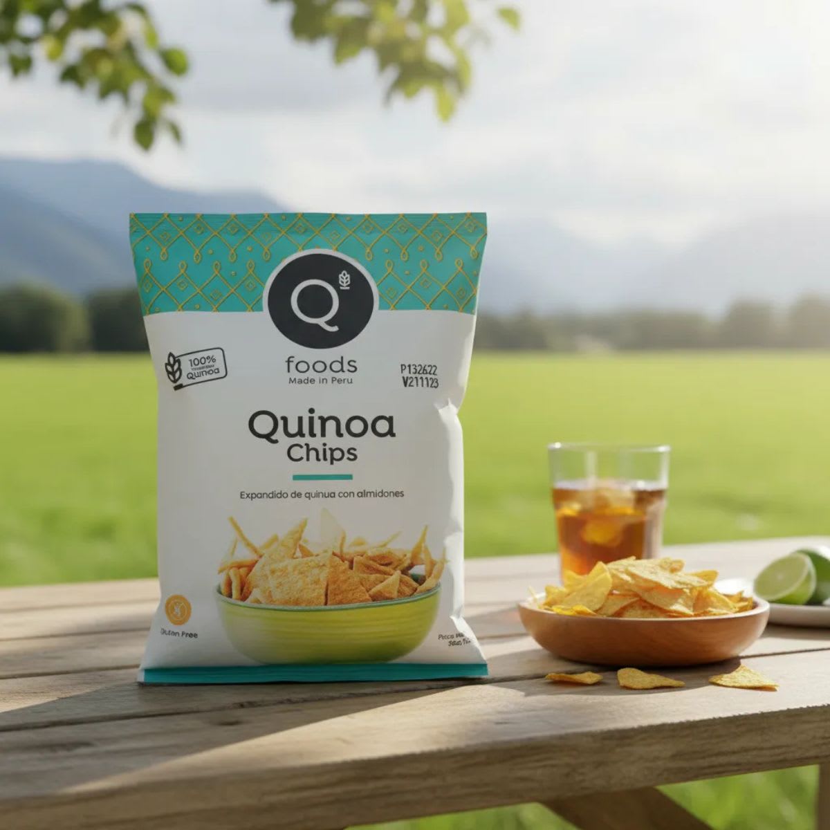 Q Foods Chips de Quinoa Natural 100g2