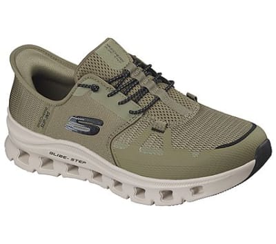 ZAPATILLAS SKECHERS GLIDE STEP PRO OLIVE/BLK5