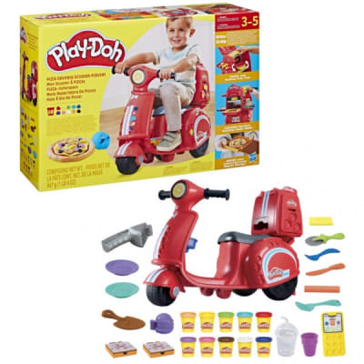MOTO REPARTIDORA DE PIZZA PLAY DOH