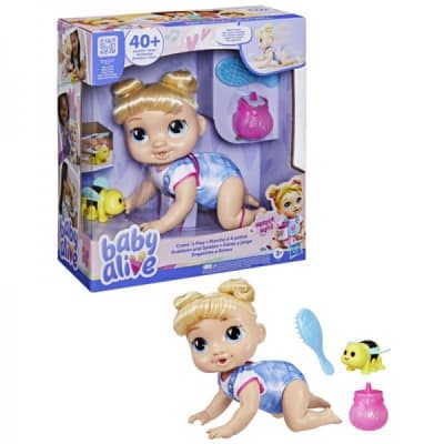 BABY ALIVE GATEA Y JUEGA