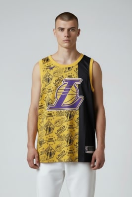 POLERA NBA SIN MANGAS LA LAKERS1