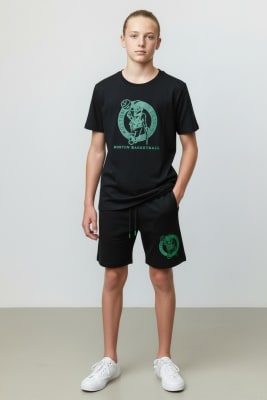 CONJUNTO NBA NEGRO BOSTON CELTICS