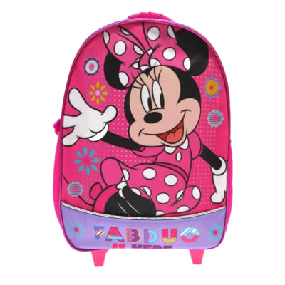 MOCHILA MINNIE CON RUEDAS 14''1