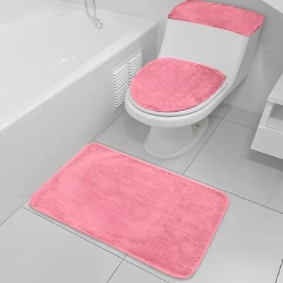 SET DE BAÑO DE 3 PIEZAS DORAL ROSA1