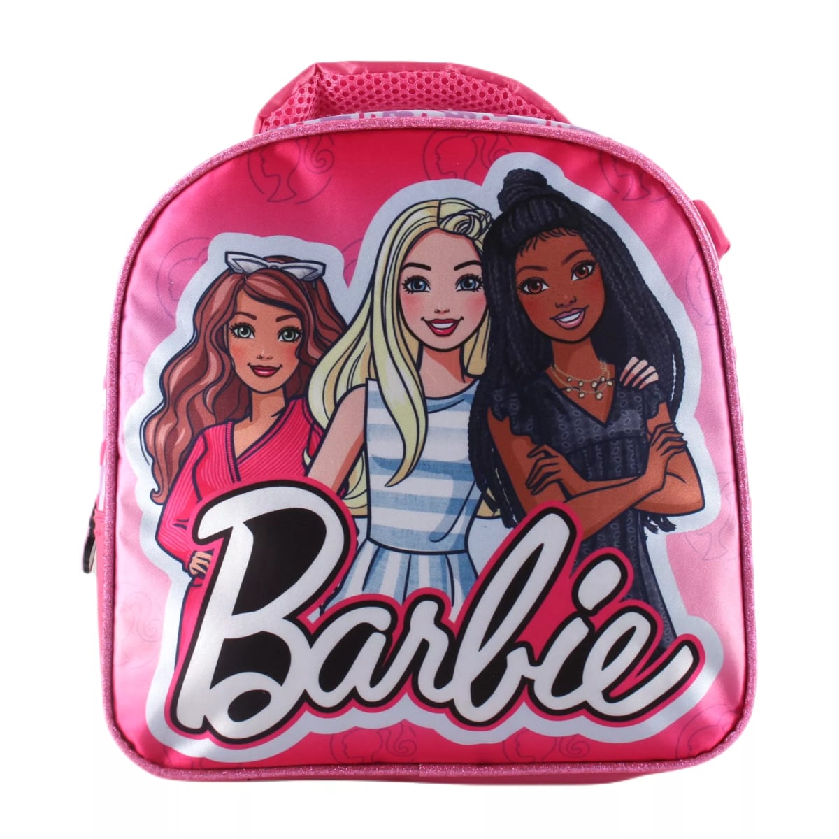 SET SATIN MOCHILA CON LONCHERA BARBIE 14''8