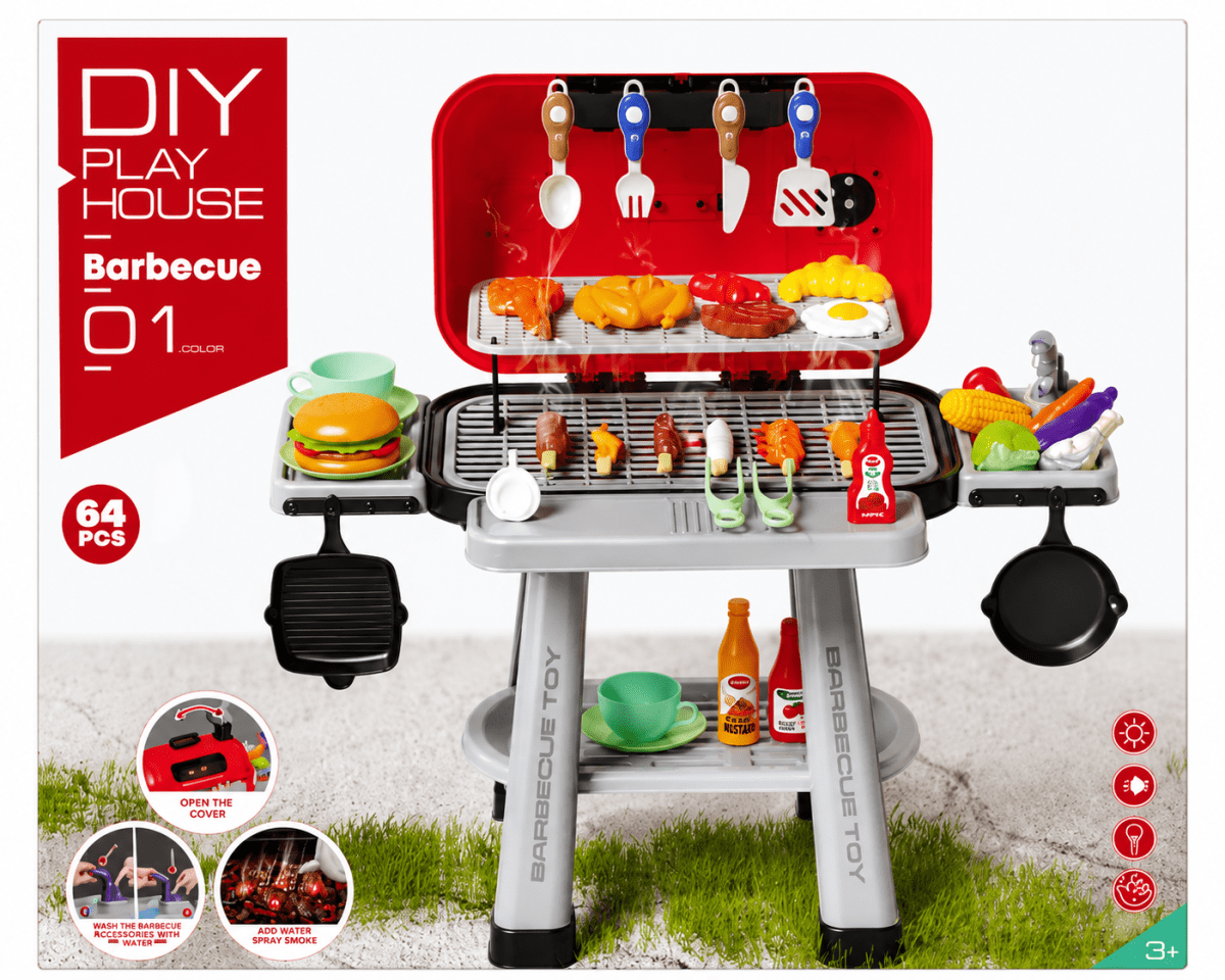 PLAY HOUSE BARBECUE 64 PCS 0