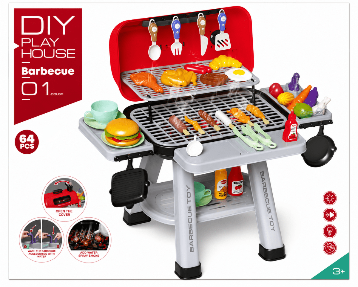 PLAY HOUSE BARBECUE 64 PCS2