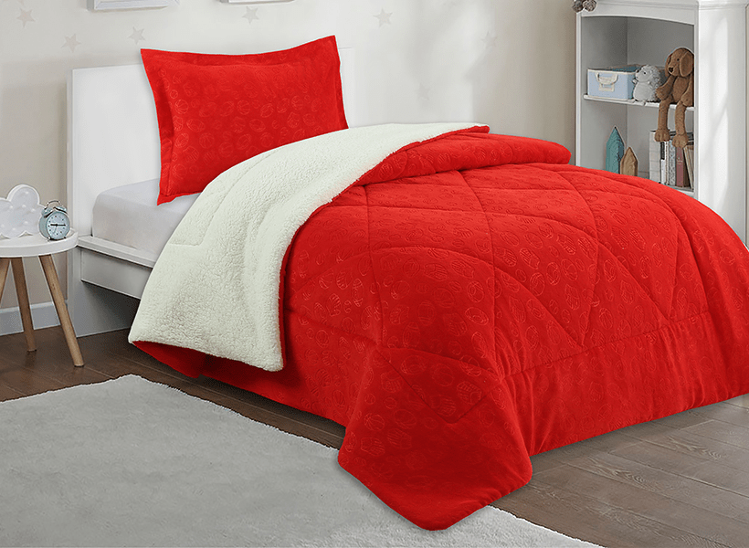 CUBRECAMA SHERPA CORAL EMBOSSED KIDS 1.511