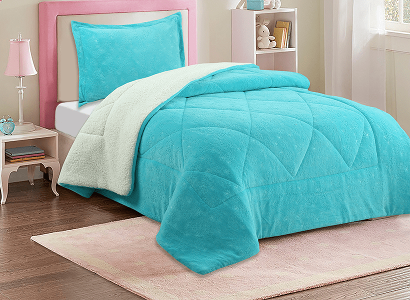 CUBRECAMA SHERPA CORAL EMBOSSED KIDS 1.510