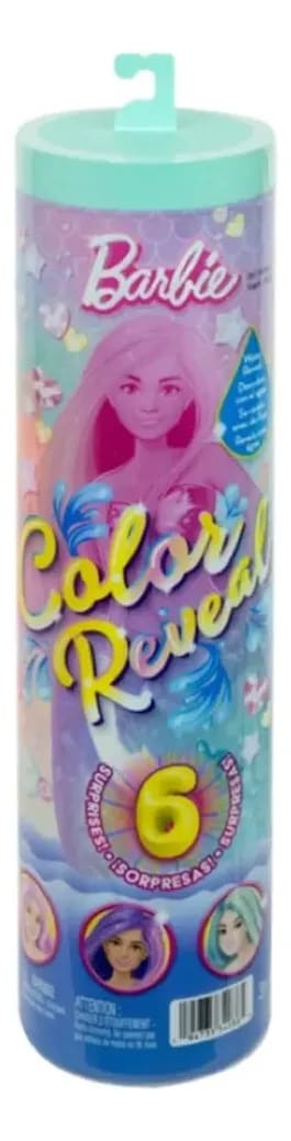 BARBIE COLOR REVEAL 6 SORPRESAS SIRENAS SERIES5