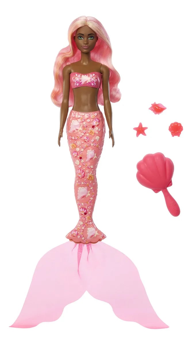 BARBIE COLOR REVEAL 6 SORPRESAS SIRENAS SERIES7