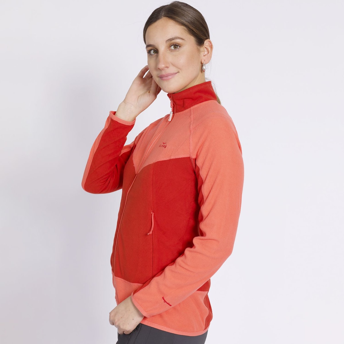 POLERON MICROPOLAR KANNU NARANJA OSCURO / CLARO3