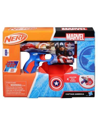 LANZADOR NERF MARVEL CAPITÁN AMÉRICA6