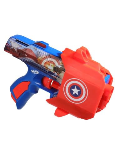 LANZADOR NERF MARVEL CAPITÁN AMÉRICA1