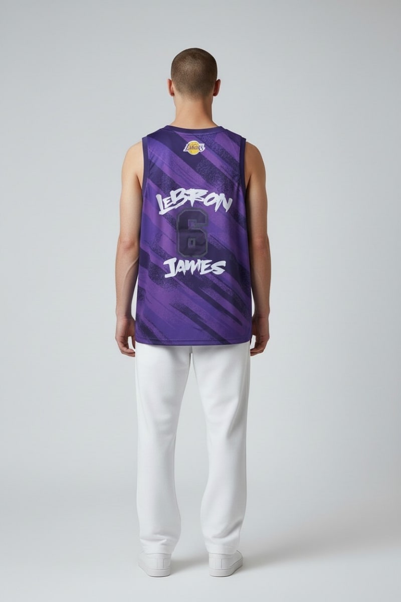 POLERA NBA SIN MANGAS LA LAKERS LEBROM2