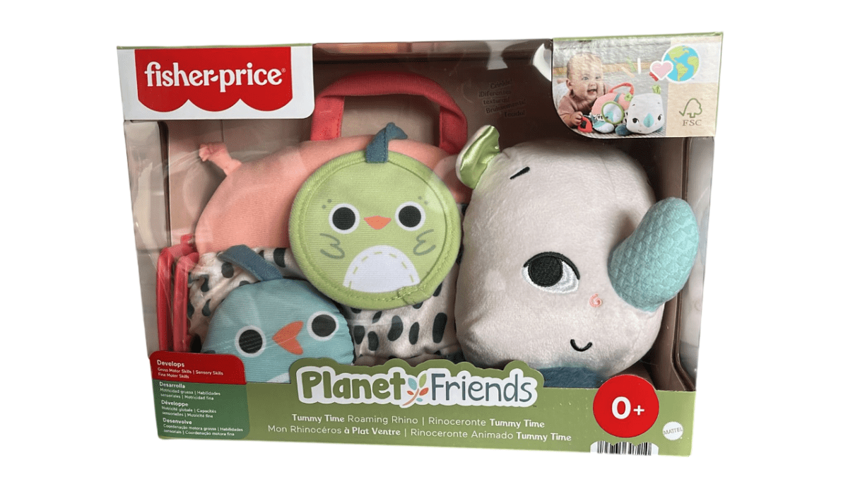 RINOCERONTE ANIMADO TUMMY TIME FISHER PRICE 0