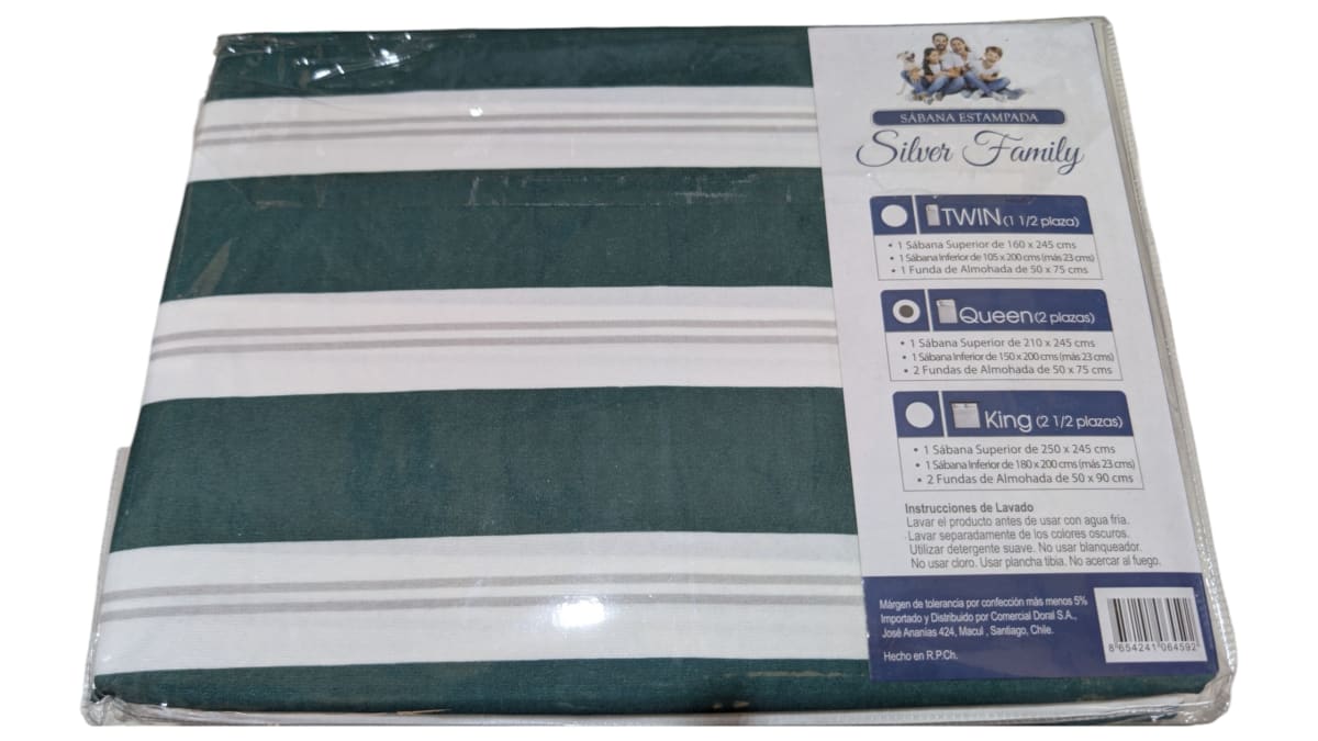 SET DE SABANAS SILVER FAMILY 2.0 PLAZAS3